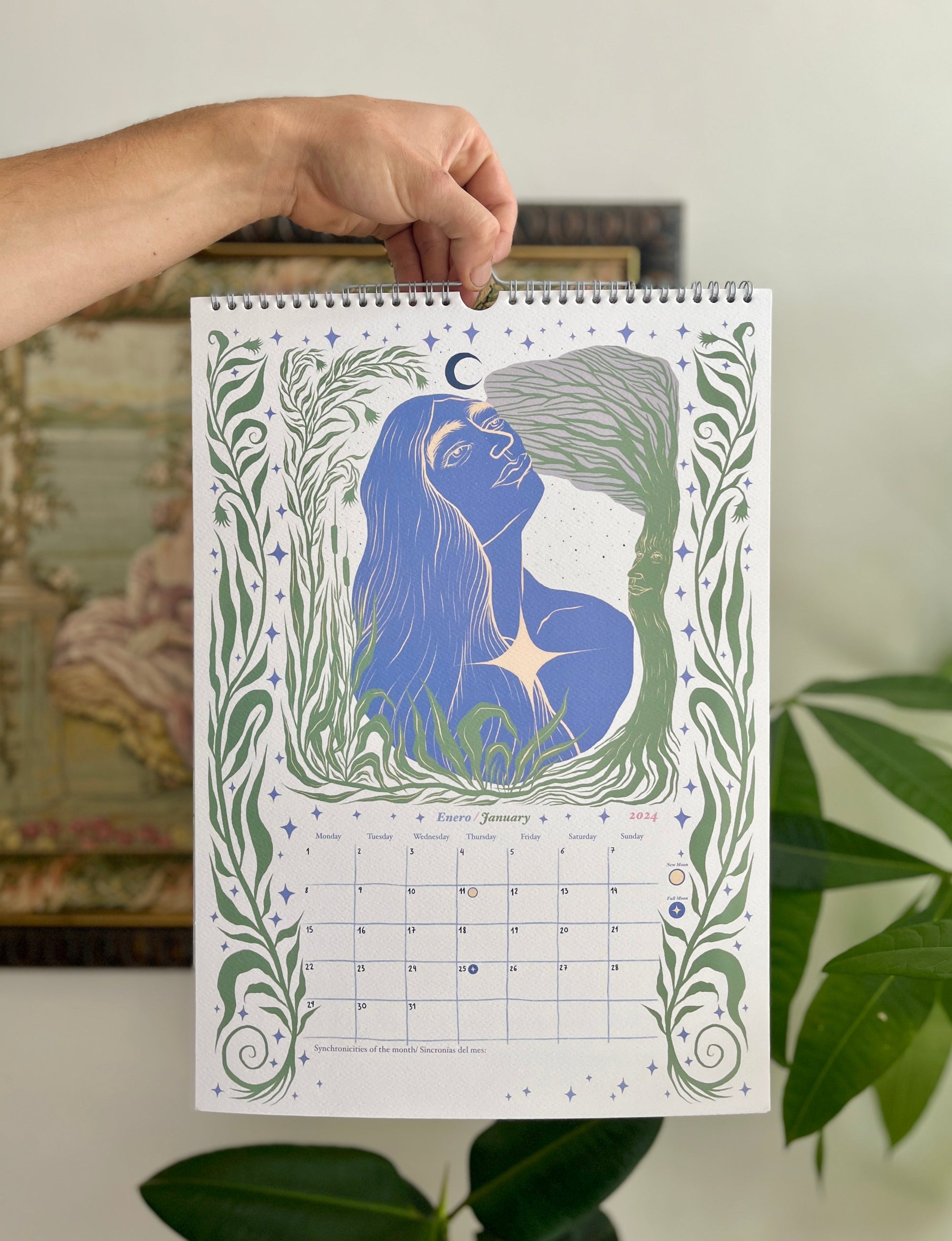 Pack Moon Calendar + Calendar 2024