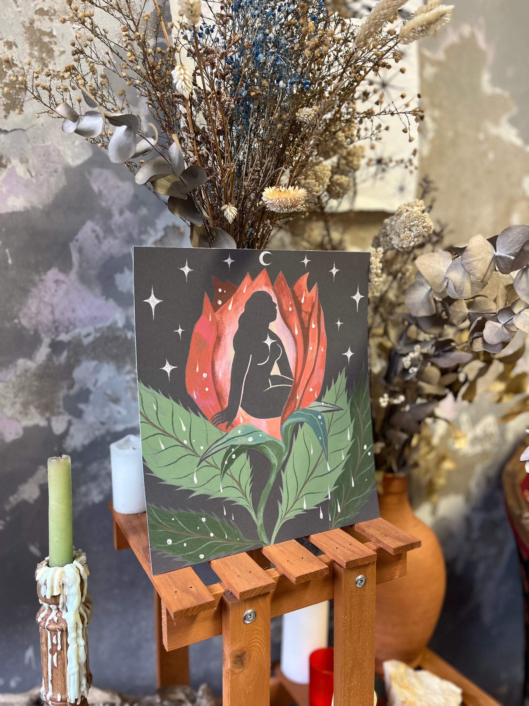 Nació de una flor