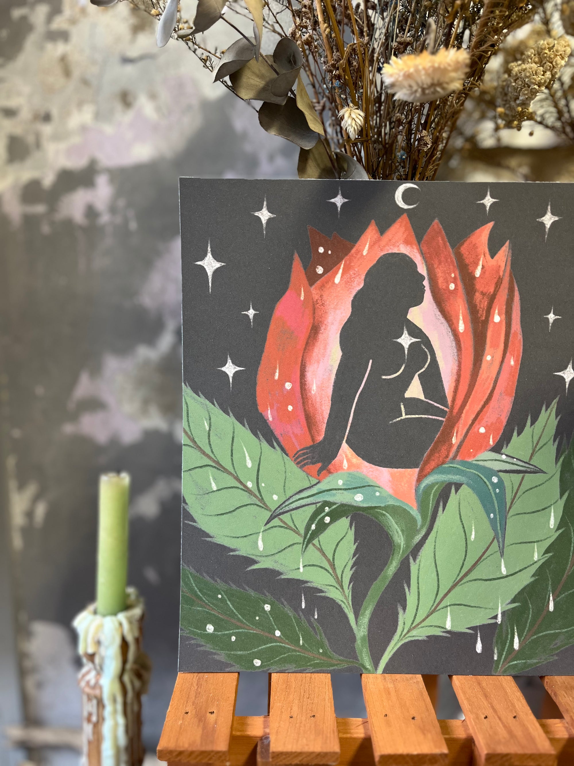 Nació de una flor